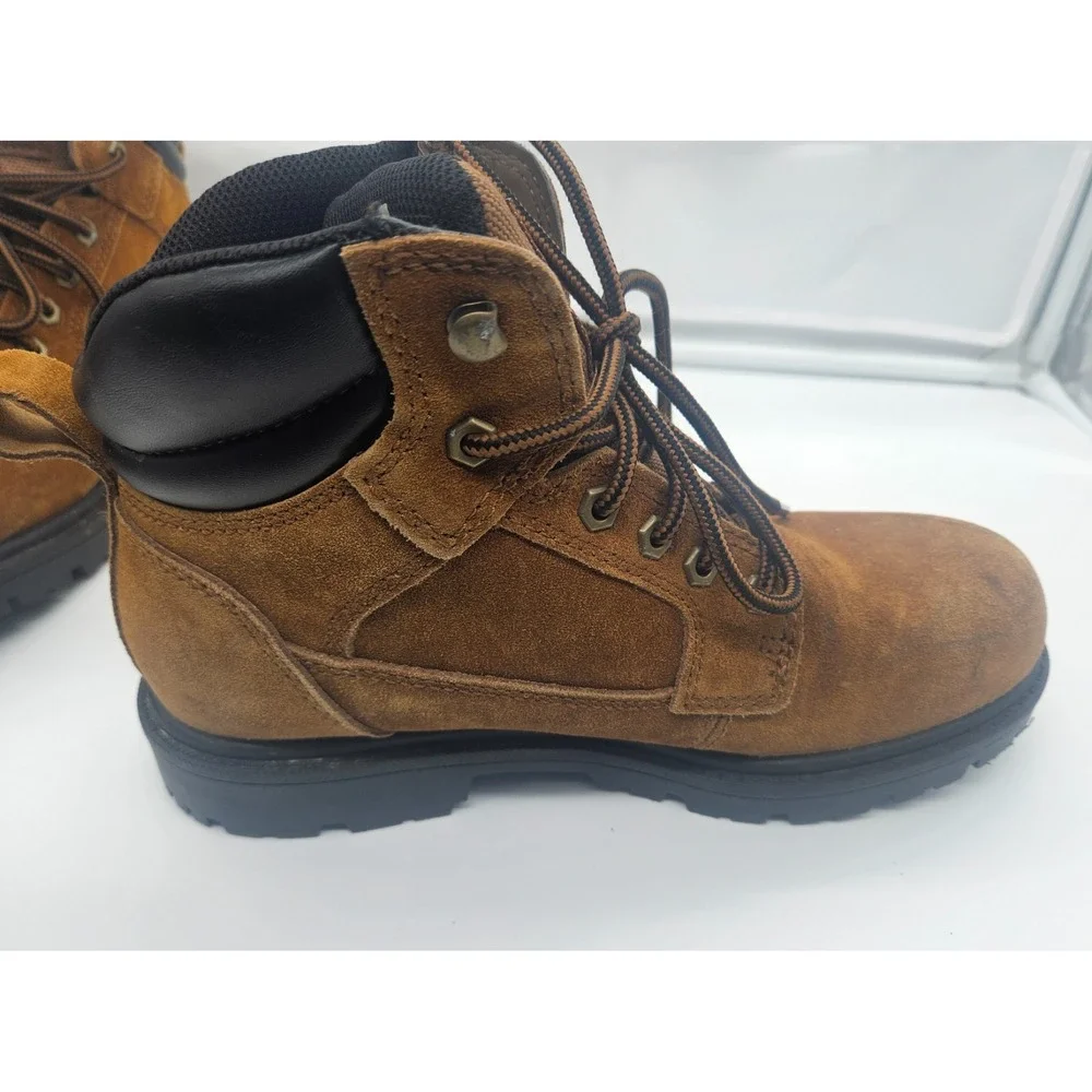 Brahma Brown Leather‎ Ankle Work Boots The Name to Trust Menswear